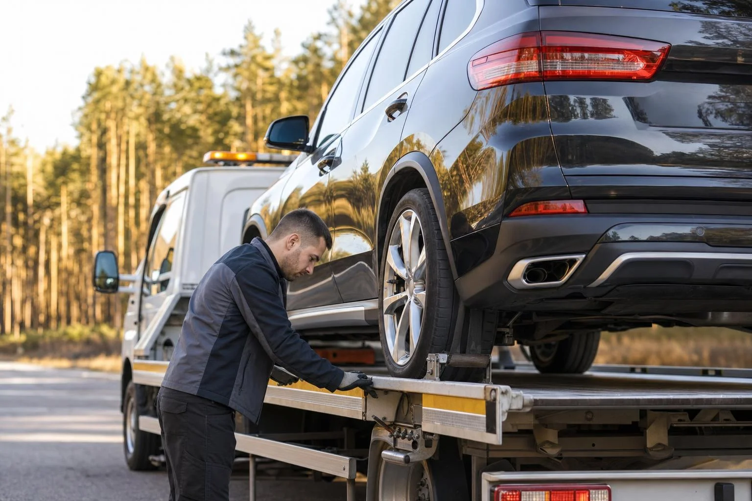 Vuča vozila s automatskim mjenjačem i 4x4 pogonom: zašto je platforma jedina sigurna opcija